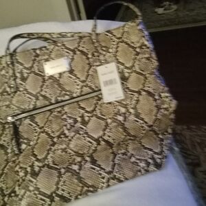 Snakeskin Patterned Women's Bag